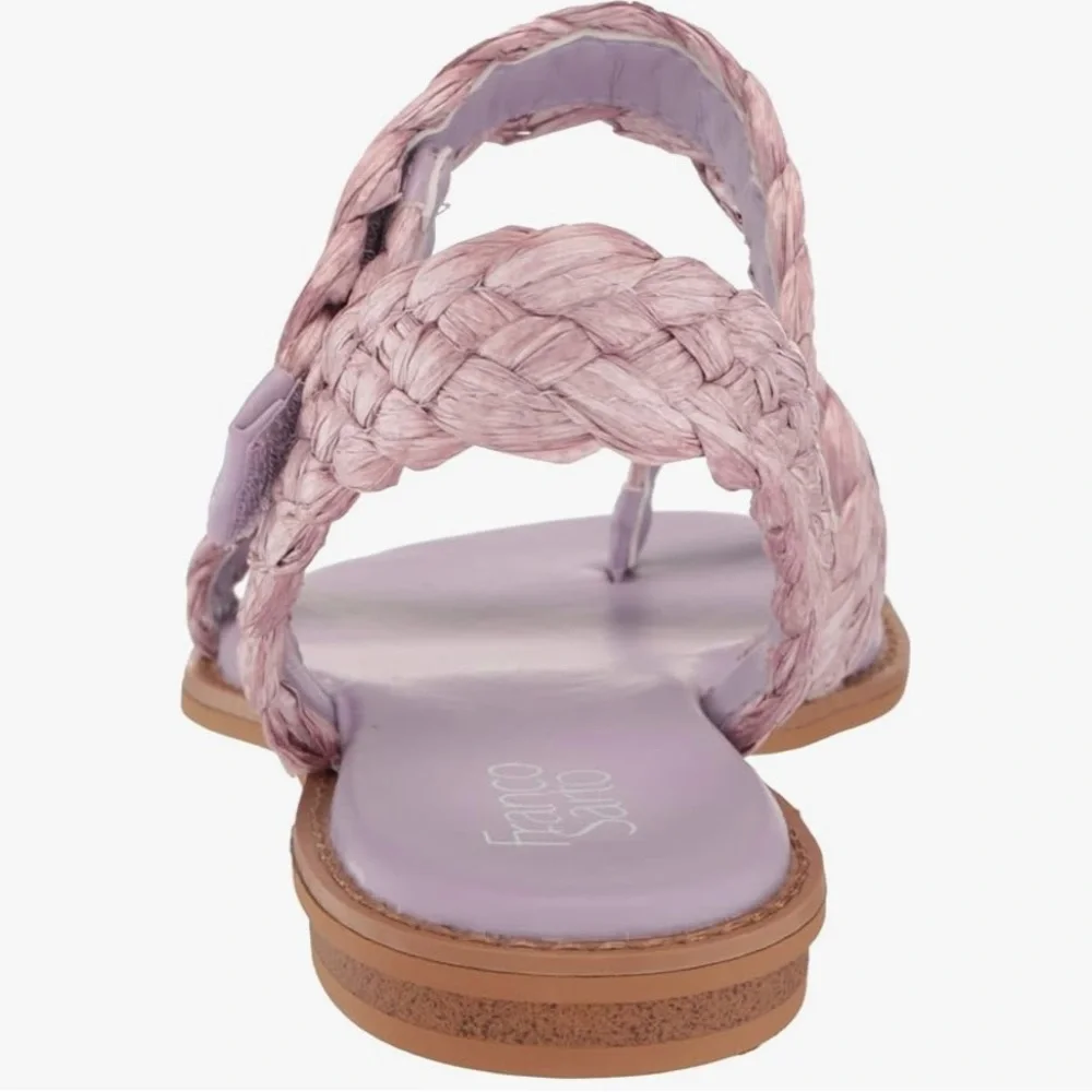 Franco Sarto Braided Lavender Sandals - Picture 2 of 8